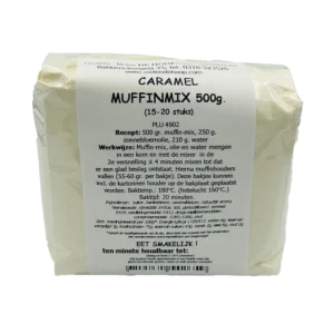 Caramel muffin mix 500 gram