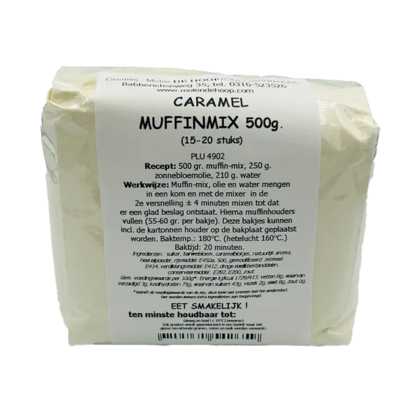 Caramel muffin mix 500 gram