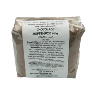 Chocolade muffin mix 500 gram