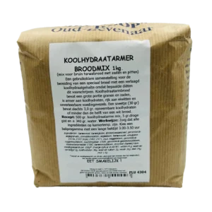 Koolhydraatarmer broodmix 1 kilogram