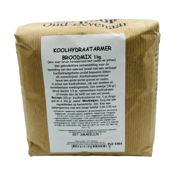 Koolhydraatarmer broodmix 1 kilogram