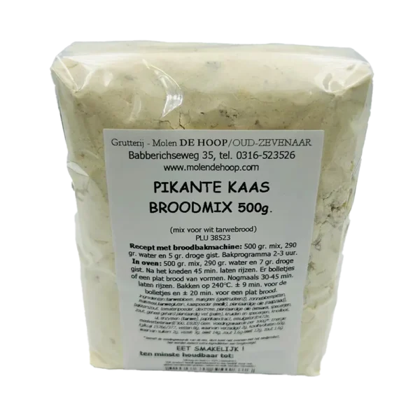 Pikante kaas broodmix 500 gram