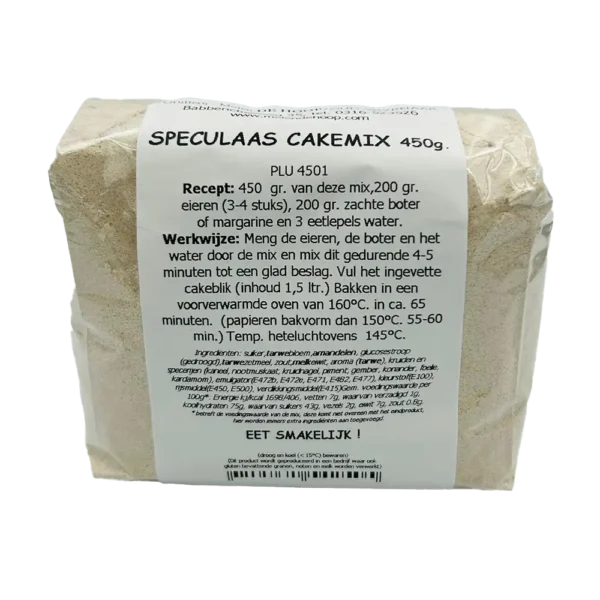 Speculaas cakemix 450 gram