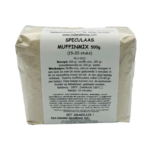 Speculaas muffin mix 500 gram