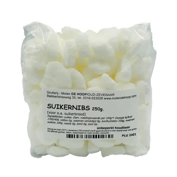 Suikernibs groot 250 gram